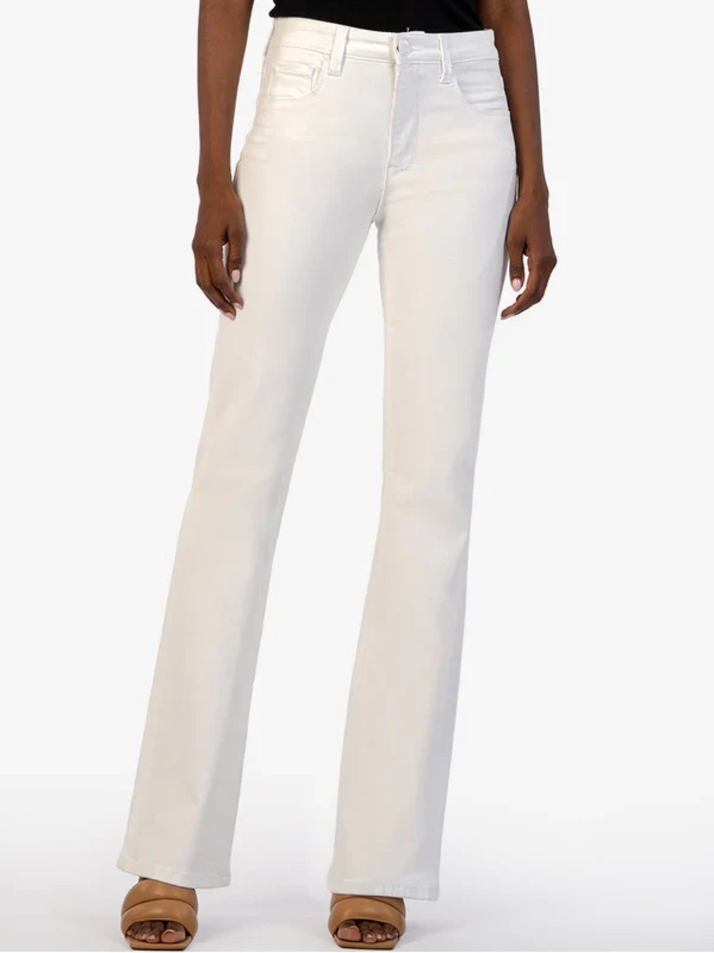 KUT FROM THE KLOTH Ana White Wide Leg Flare Jeans
